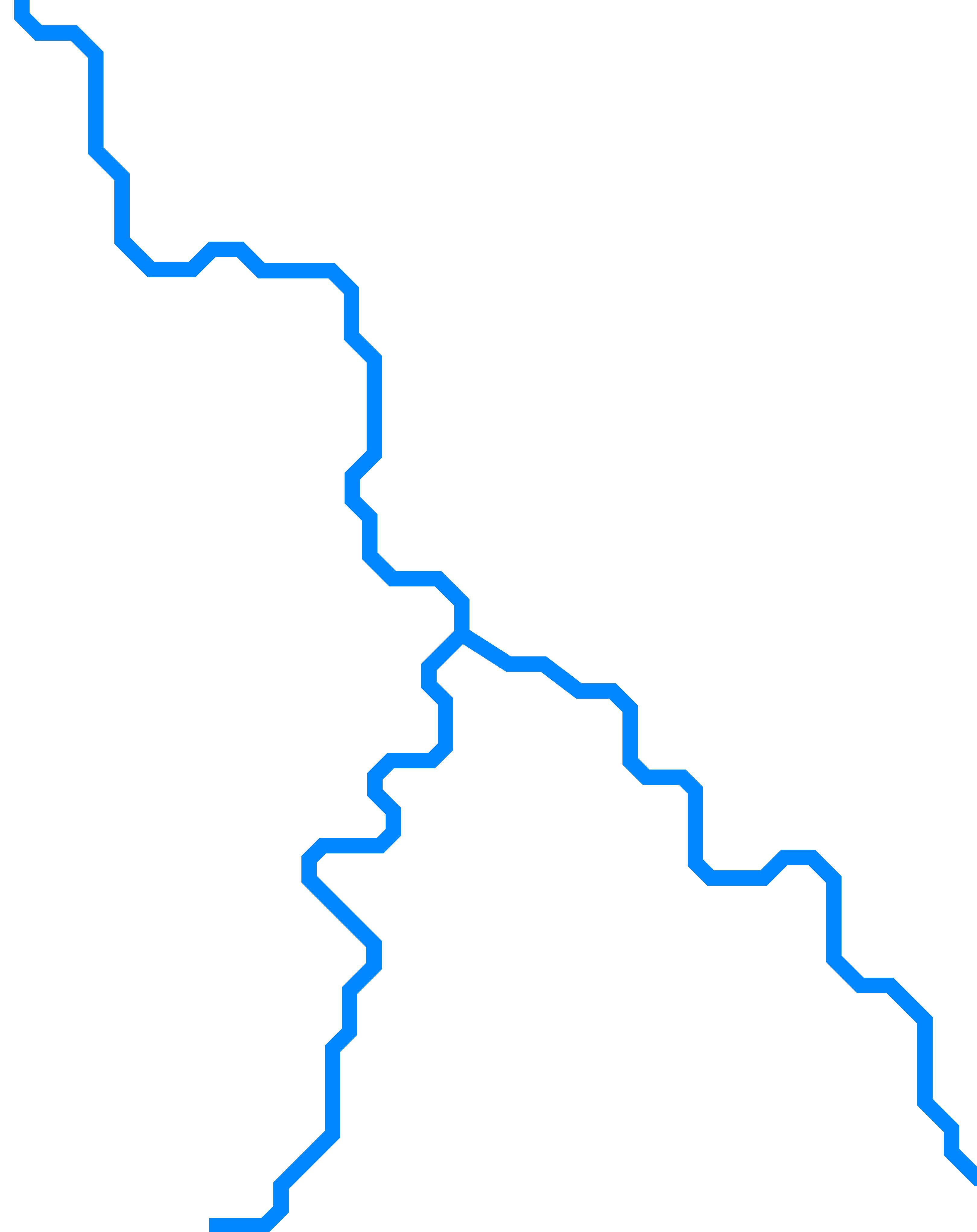 Illustration of a river